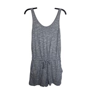 Lou & Grey Womens Sleeveless Grey Romper Size XS